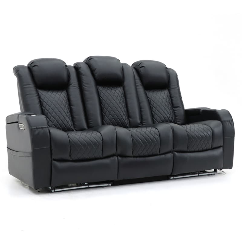 China 9107PL Geeksofa 3 Seater Home Theater Recliner Seating with Drop Down Table Manufacturers, Factories