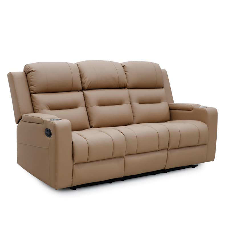 China 9271ML Geeksofa Leather Manual Motion Recliner Sofa Set with Console & Drop Down Table Manufacturer, Pricelist