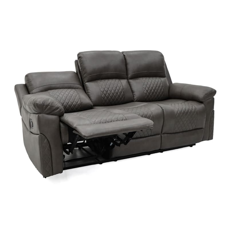 China 9101ML Geeksofa Leather Manual Motion Recliner Sofa Set with Console & Drop Down Table Factory, Pricelist
