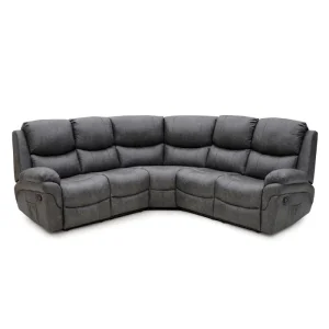 China 9017MM Geeksofa Microfiber Manual Corner Recliner Sofa
