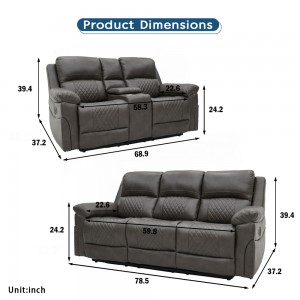 Recliner Sofa RS-9101ML Showcase 1