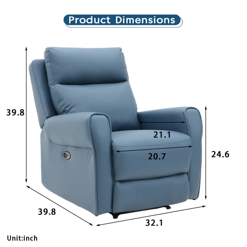 Wholesale 9196PL Geeksofa Leather Power Recliner Chair Factories, Quotes