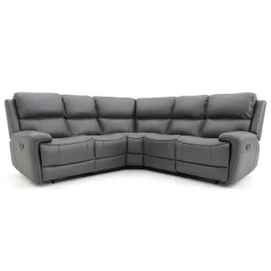 Wholesale 9223ML Geeksofa Leather Manual Corner Recliner Sofa