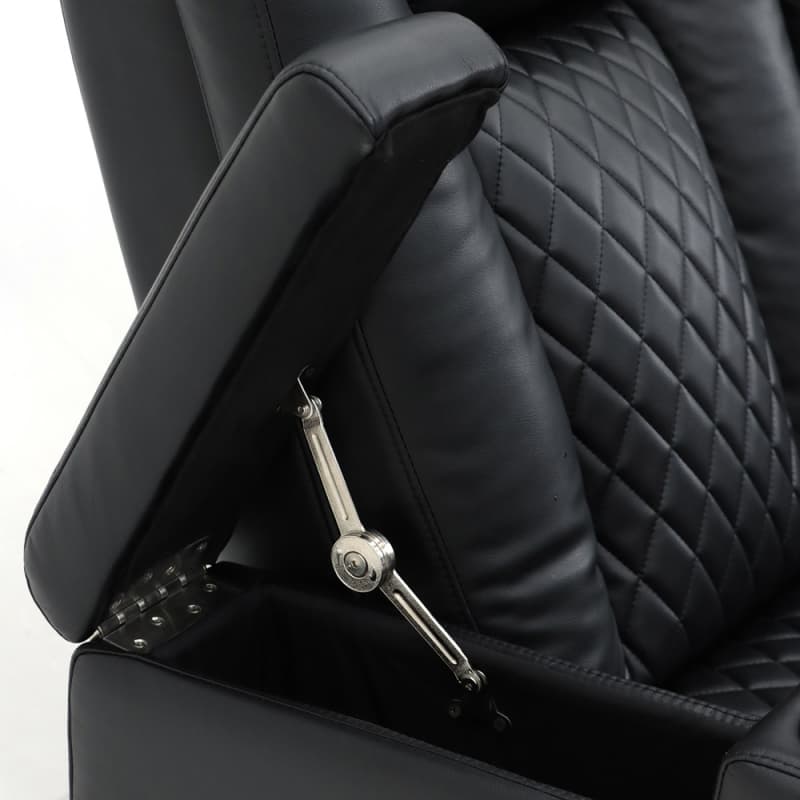 China 9107PL Geeksofa 3 Seater Home Theater Recliner Seating with Drop Down Table Manufacturers, Factories