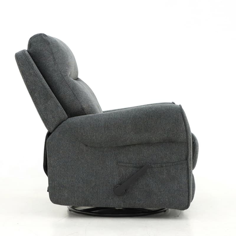Wholesale 9196MF Geeksofa Fabric Manual Recliner Chair with Rocking & Swivel Manufacturers, Suppliers
