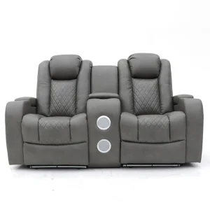 China 9107PL Geeksofa 2 Seater Home Theater Recliner Seating