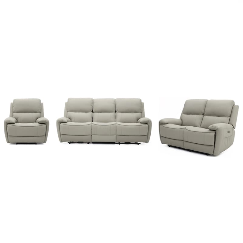 Wholesale 9223PL Geeksofa Leather Power Motion Recliner Sofa Set with Drop Down Table Suppliers, Quotes