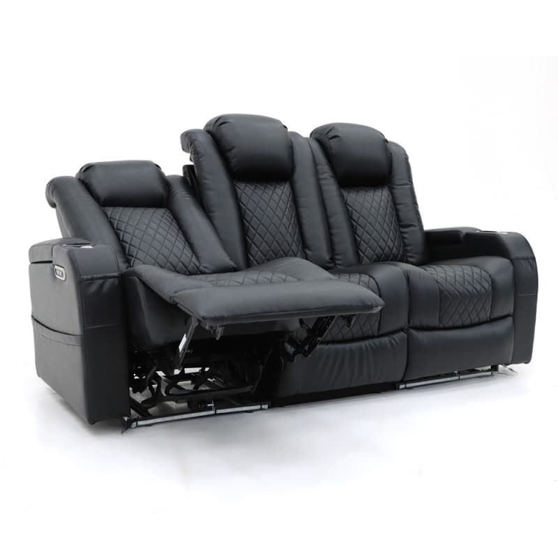 China 9107PL Geeksofa 3 Seater Home Theater Recliner Seating with Drop Down Table Manufacturers, Factories
