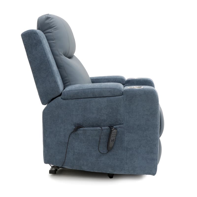 Wholesale 8017TD Geeksofa Three Motor Power Medical Lift Recliner Chair with Air Massage & Armrest Storage Manufacturer, Supplier