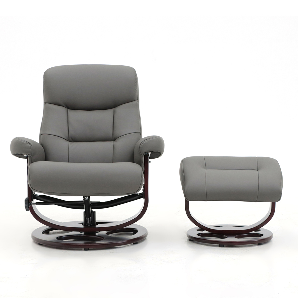 Wholesale 7003MM Geeksofa Microfiber Stressless Leisure Chair with Ottoman Supplier, Factory