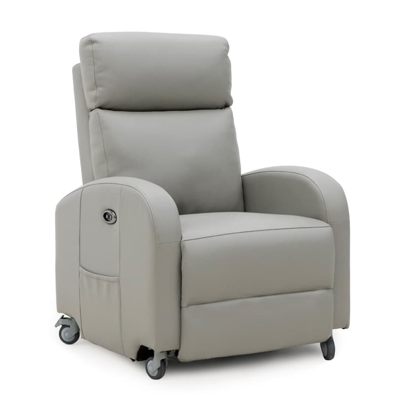Wholesale 8035PL Geeksofa Leather Power Recliner Chair with Roller System Manufacturer, Supplier