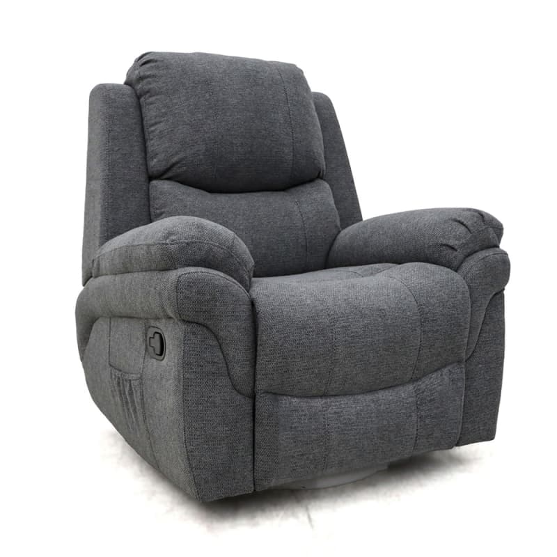 Wholesale 9017MF Geeksofa Fabric Manual Recliner Chair with Rocking & Swivel Manufacturers, Supplier