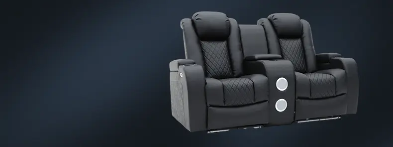 Home theater seating manufacturer with recliners