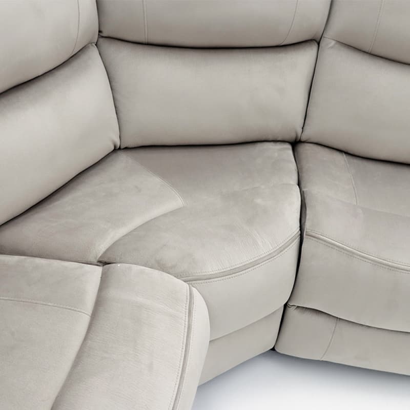 China 9206MM Geeksofa Microfiber Manual Corner Recliner Sofa with Console Manufacturer, Factory