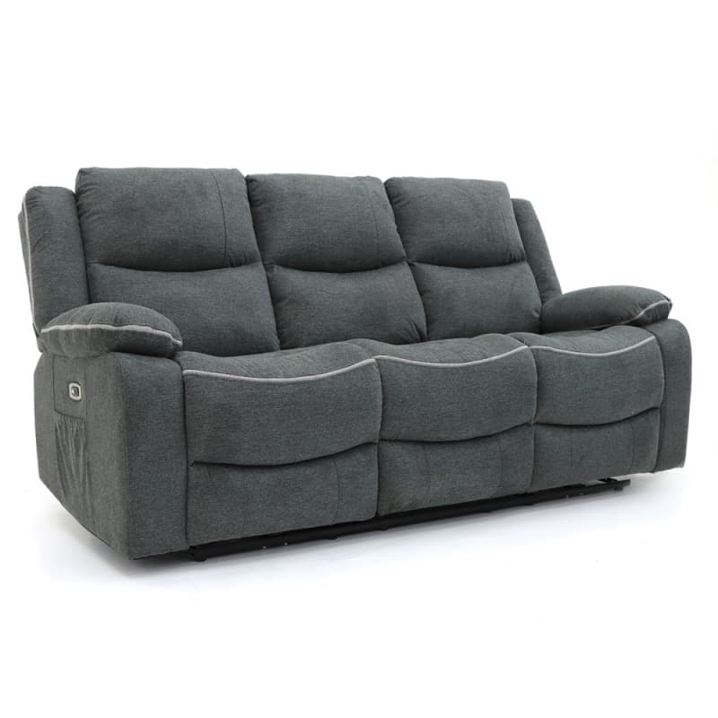 China 9206PF Geeksofa Fabric Power Motion Recliner Sofa Set with Console Manufacturers, Factories