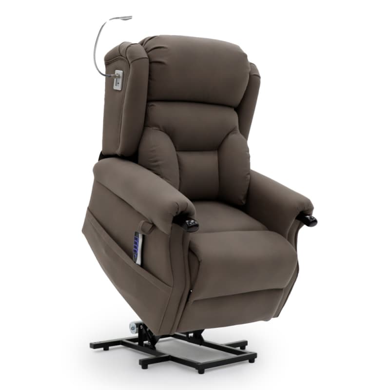 Wholesale 9039QM Geeksofa Quad Motor Power Medical Lift Recliner Chair with Reading Light & Solid Wood Handrail Manufacturers, Pricelist