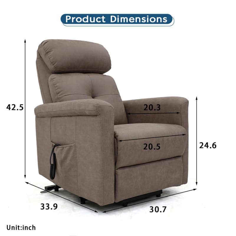 Wholesale 9084DM Geeksofa Dual Motor Power Medical Lift Recliner Chair Manufacturer, Manufacturers
