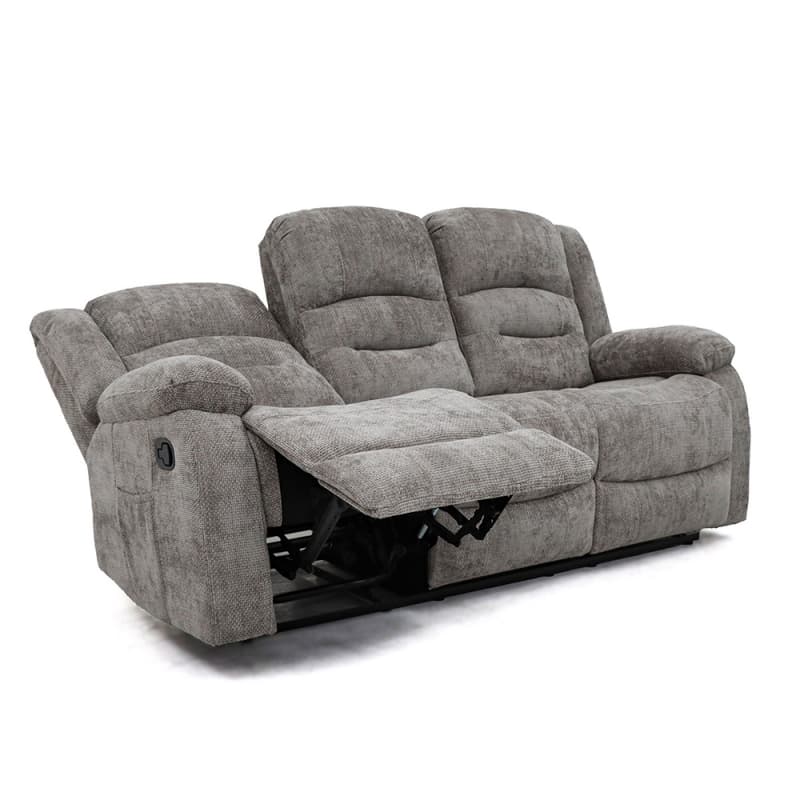 China 8198MF Geeksofa Fabric Manual Motion Recliner Sofa Set with Console & Bluetooth Speaker Manufacturer, Suppliers