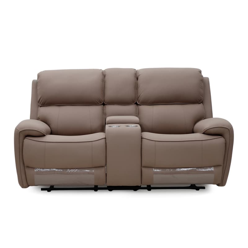 China 9223ML Geeksofa Leather Manual Motion Recliner Sofa Set with Drop Down Table Factories, Pricelist