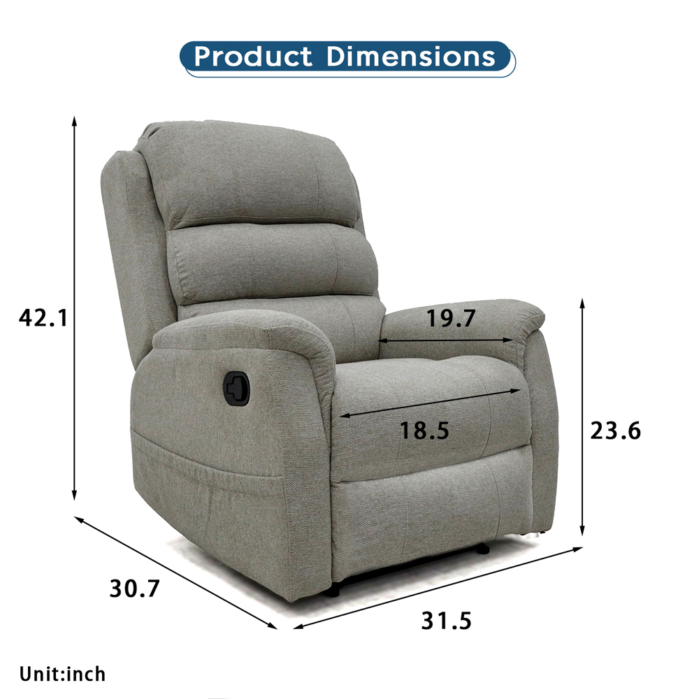 Geeksofa Recliner RC-9075MF Detail