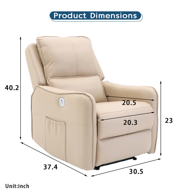 China 9186PM Geeksofa Microfiber Power Recliner Chair with Massage Supplier, Suppliers