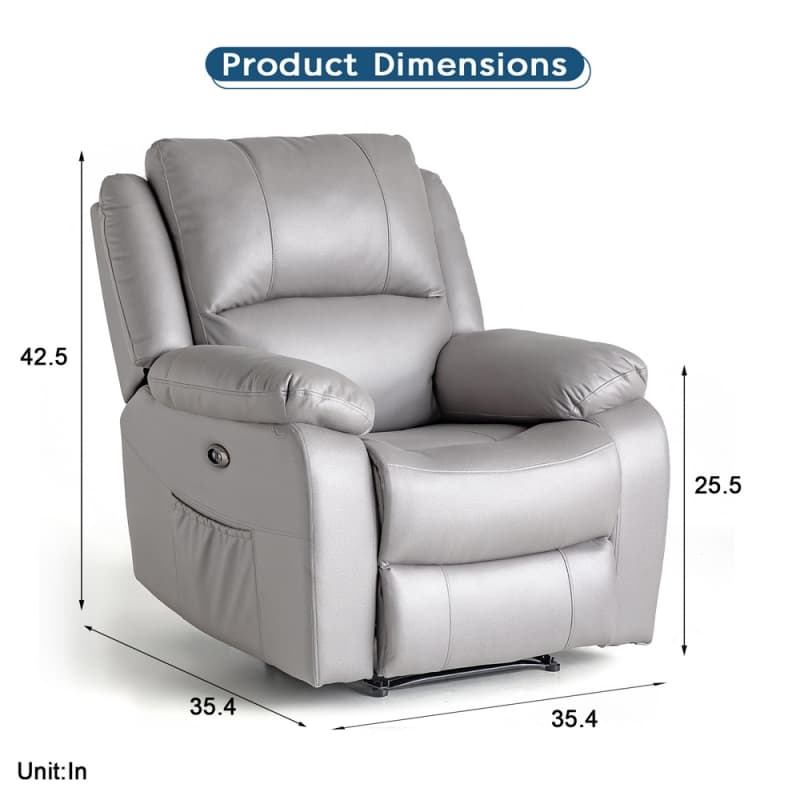 Wholesale 9187PM Geeksofa Microfiber Power Recliner Chair Suppliers, Factory
