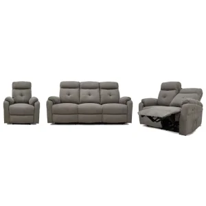 Wholesale 9217PF Geeksofa Fabric Power Motion Recliner Sofa Set