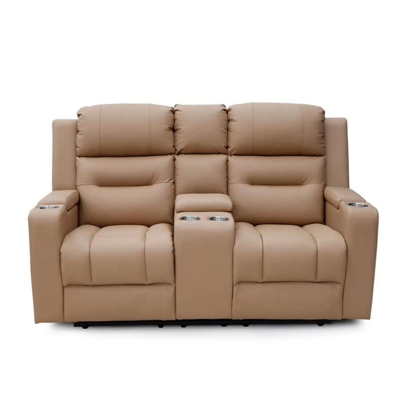 China 9271ML Geeksofa Leather Manual Motion Recliner Sofa Set with Console & Drop Down Table Manufacturer, Pricelist