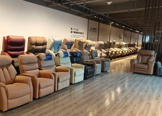 Home theater seating showroom