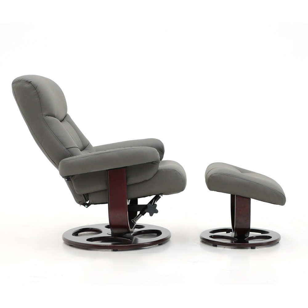 Wholesale 7003MM Geeksofa Microfiber Stressless Leisure Chair with Ottoman Supplier, Factory