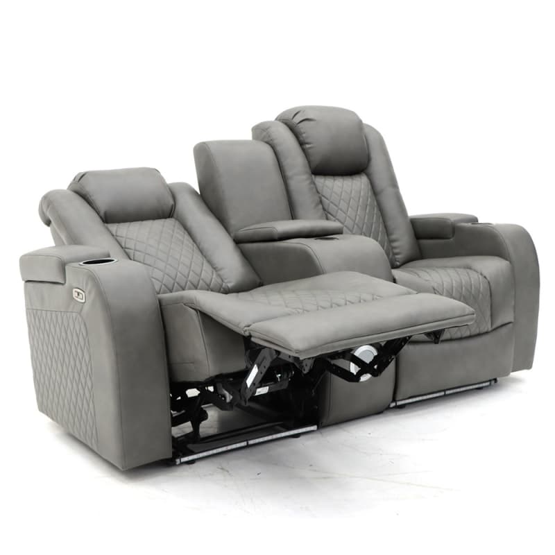 China 9107PL Geeksofa 2 Seater Home Theater Recliner Seating with Console & Bluetooth Speaker Manufacturer, Pricelist