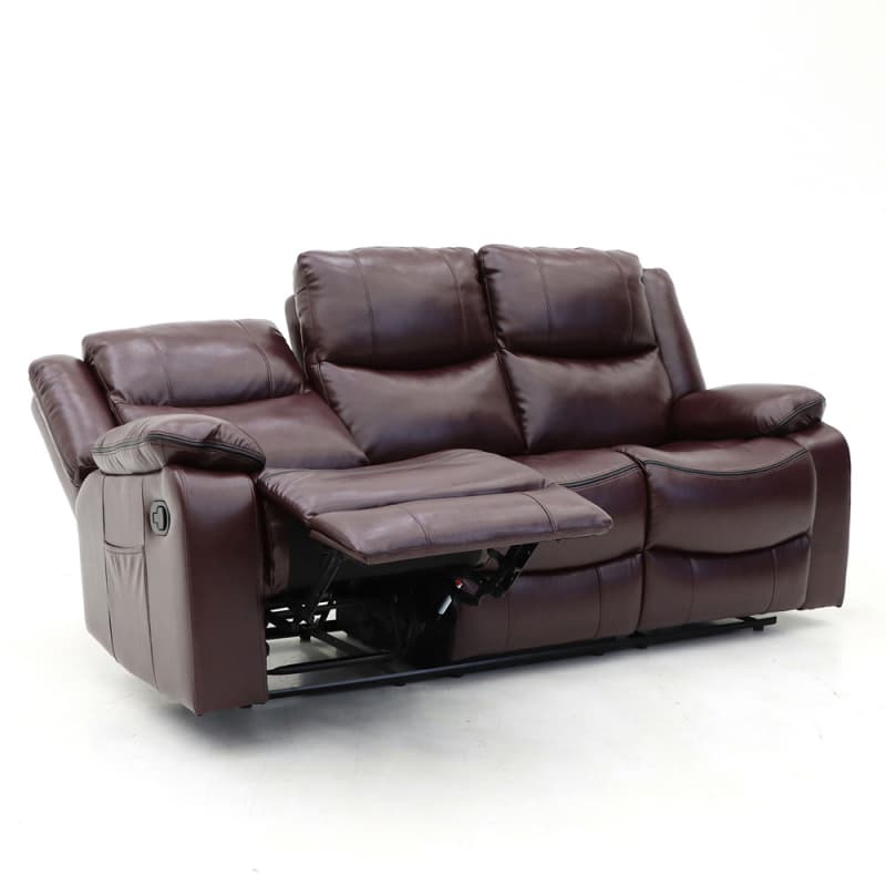 Wholesale 9206ML Geeksofa Leather Manual Motion Recliner Sofa Set with Console & Bluetooth Speaker Factories, Quotes