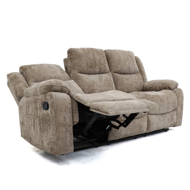 China 9206MF Geeksofa Fabric Manual Motion Recliner Sofa Set with Console & Bluetooth Speaker Manufacturers, Factory