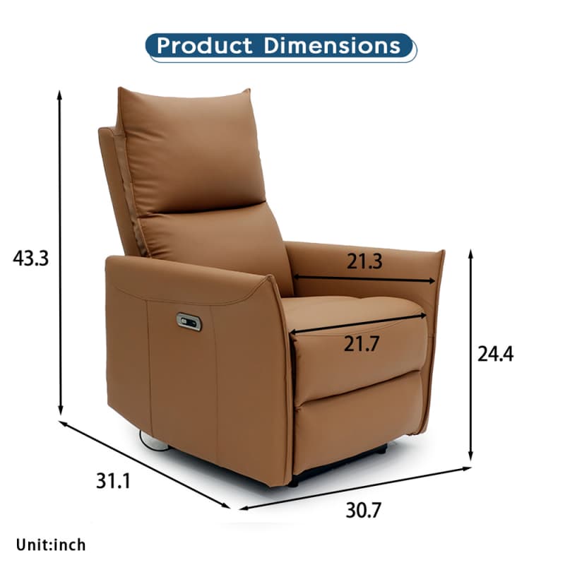 Wholesale 9188PL Geeksofa Leather Power Recliner Chair Suppliers, Pricelist