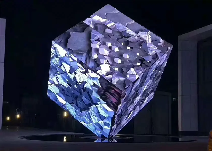 Custom Indoor Outdoor Magic Cube LED Display | For Creative Advertising Factories, Exporter