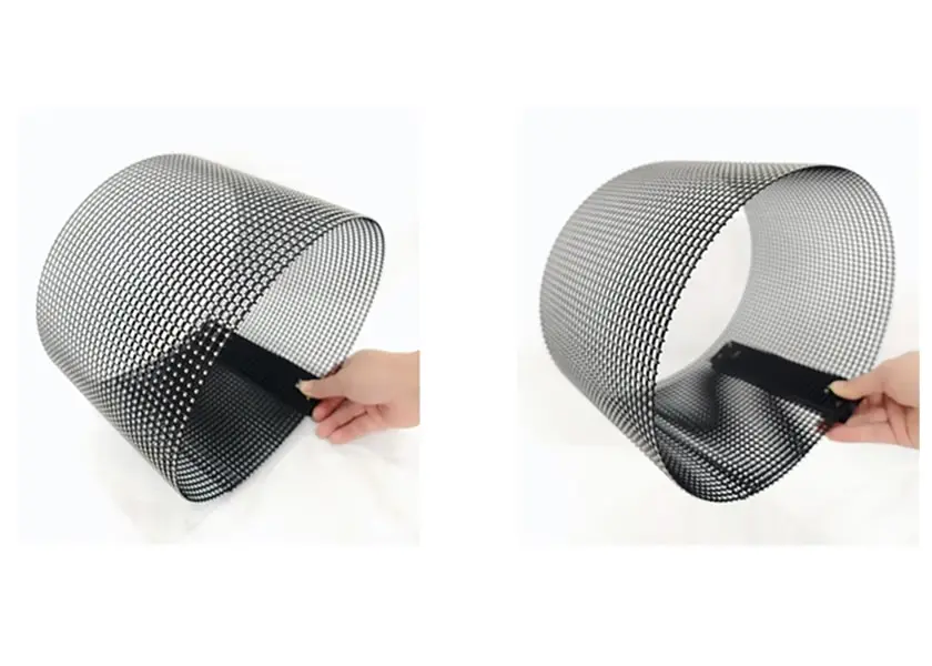 Cylindrical Surround Transparent LED Screen