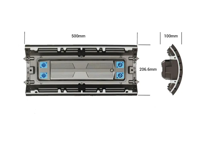 China 90° Rounded Corner LED Screen for Concerts | P2.9 Indoor Panel with 3840Hz Refresh Rate Factories, Exporters