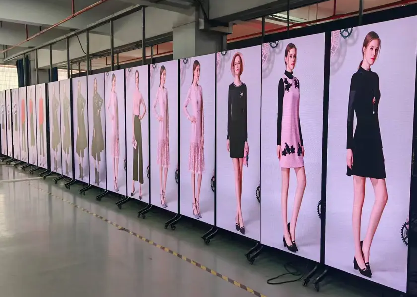 Wholesale GOB Slim Stand Led Digital Display Portable Fixed Led Video Wall Indoor Advertising Led Poster Display Supplier, Suppliers