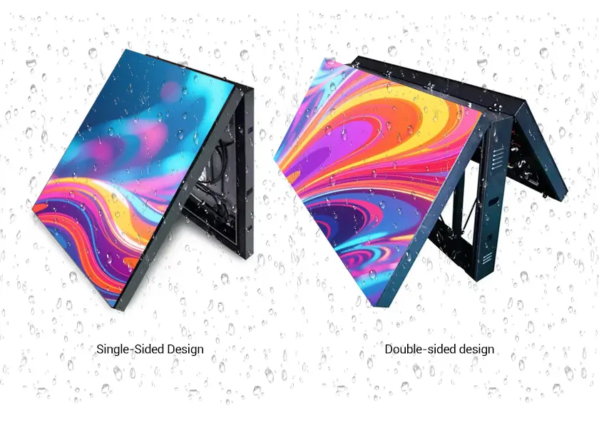 Single Double-Sided Outdoor LED Display