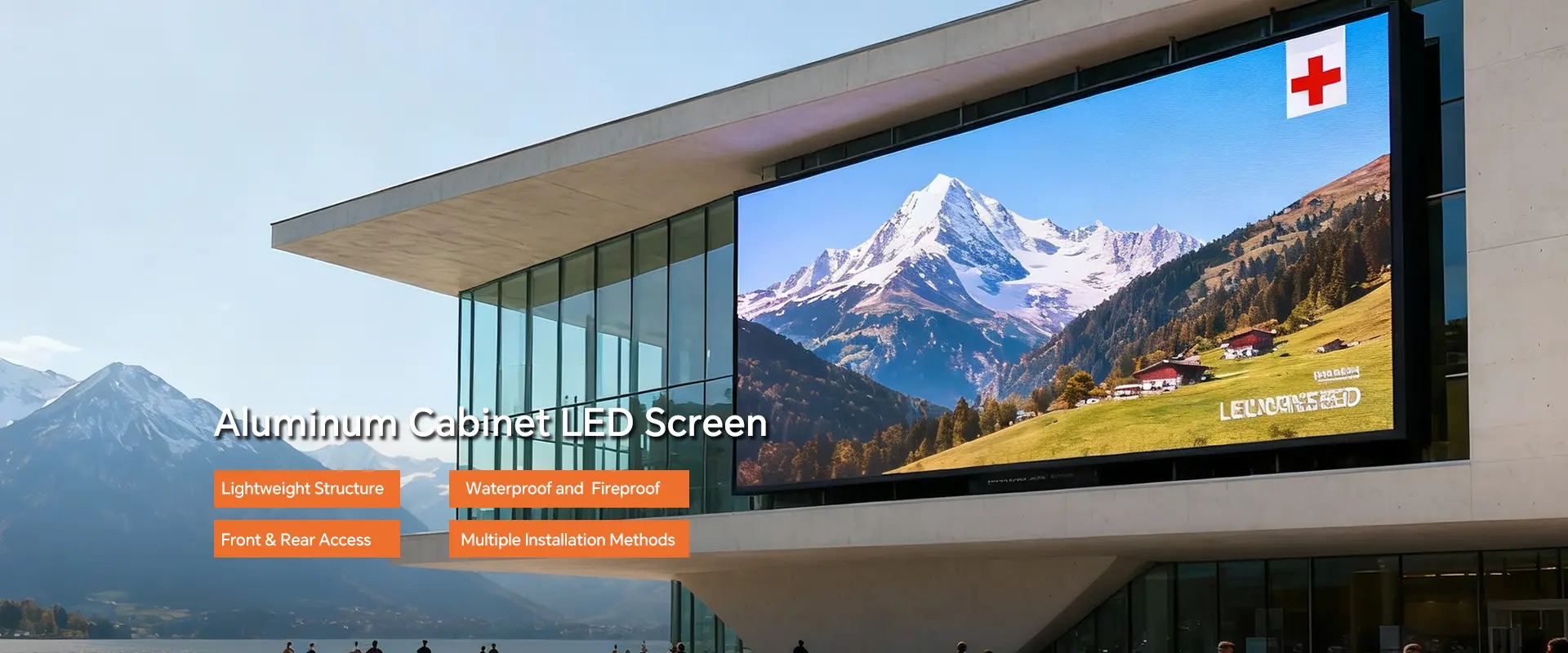 JINGRUNS indoor fixed LED video wall with vivid high-contrast image