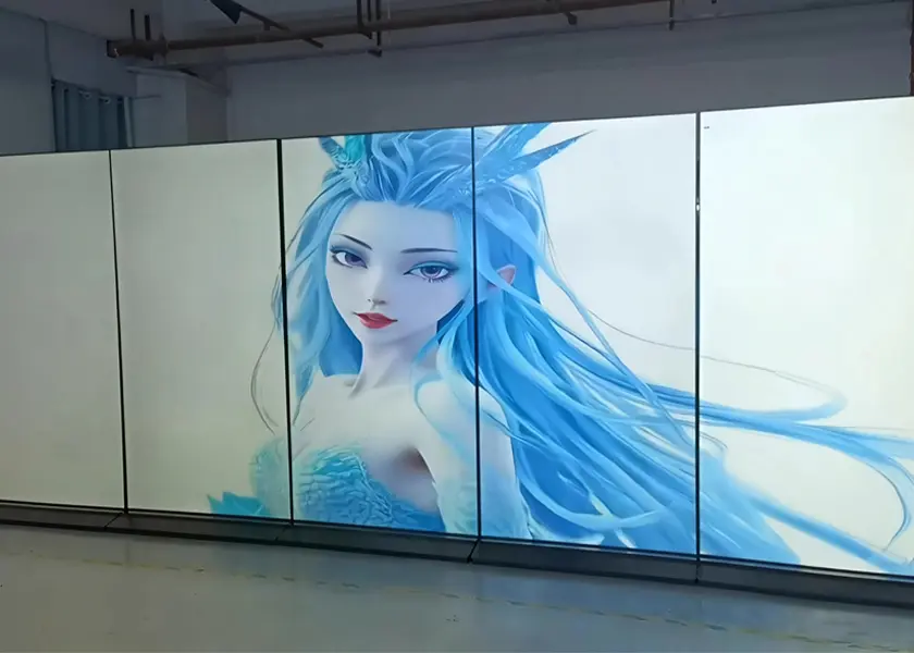 Delicate Video Wall Screen Setup