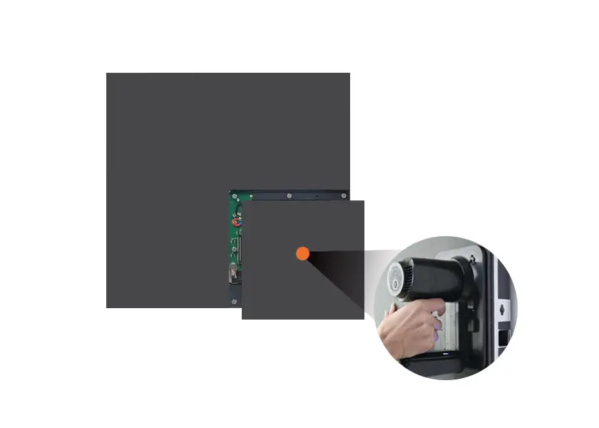 Solo-Install Front Access LED Display