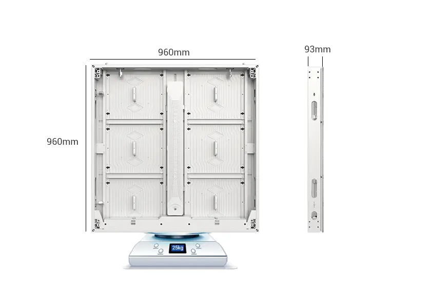 Lightweight Screen Cabinet Design