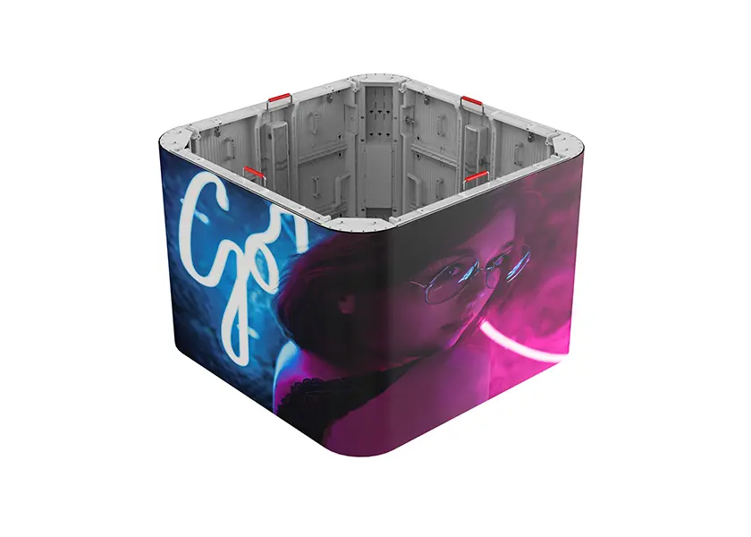 Custom Outdoor 3D advertising LED display screen with aluminum LED panel and cabinet Manufacturers, Exporter