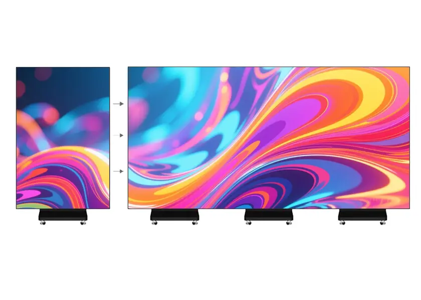 Seamless LED Video Wall Display