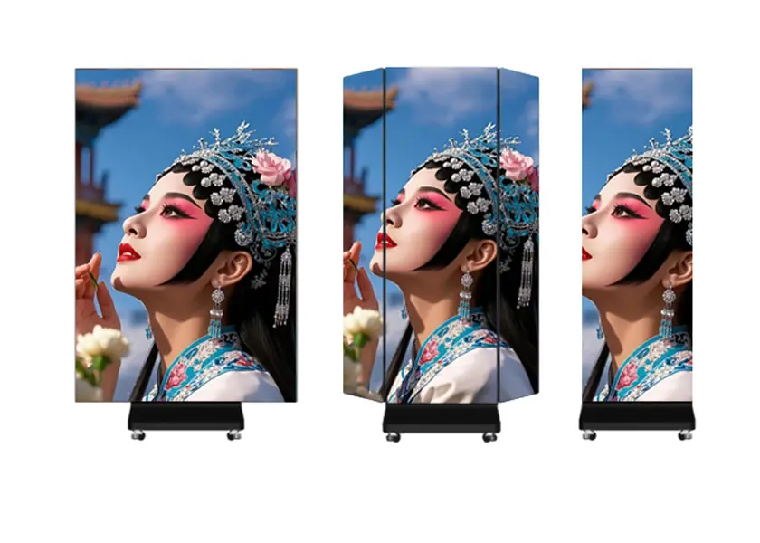 Portable Foldable LED Poster Transport
