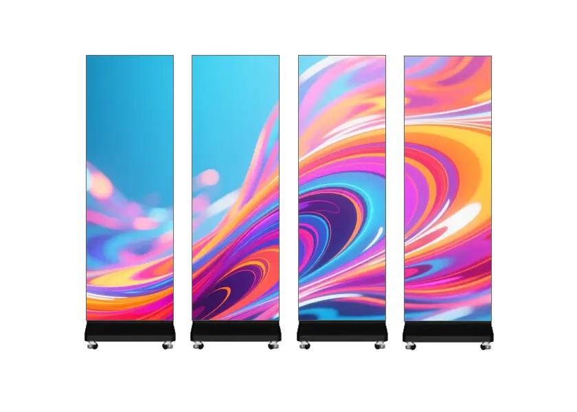 Custom Poster LED Display Movable 4G WIFI USB Control Plug and Play Manufacturers, Exporter