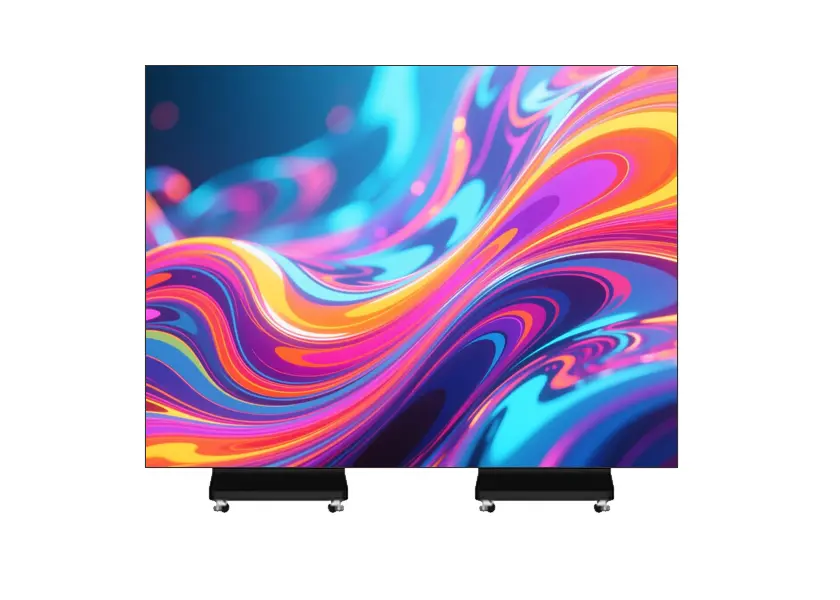 Custom Tri-Fold LED Poster Screen Display | Indoor Digital Signage Manufacturer, Factories