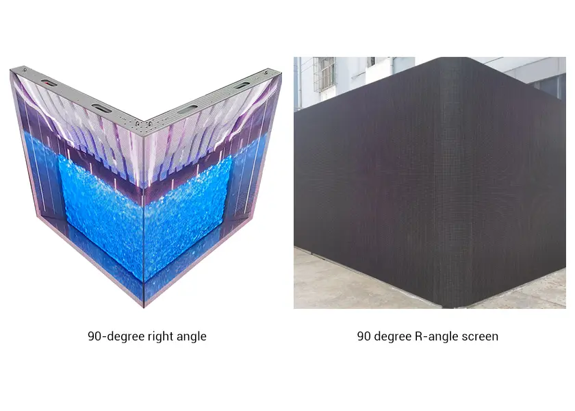 Seamless 90° Corner for Video Walls
