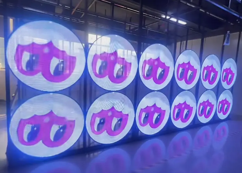 Customizable Shapes and Sizes Transparent LED Display